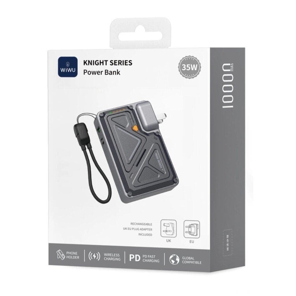 WiWU Wi-P057 Knight Series 35W 10000mAh Power Bank view 5