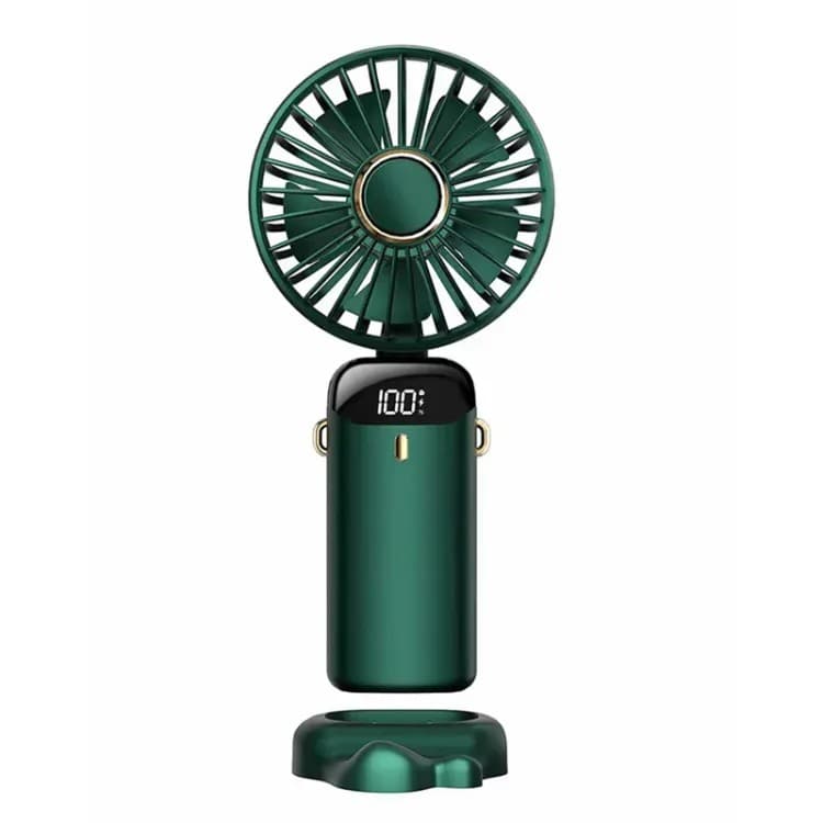 X5 Handheld Mini Portable USB Rechargeable Fan With LED Display view 3