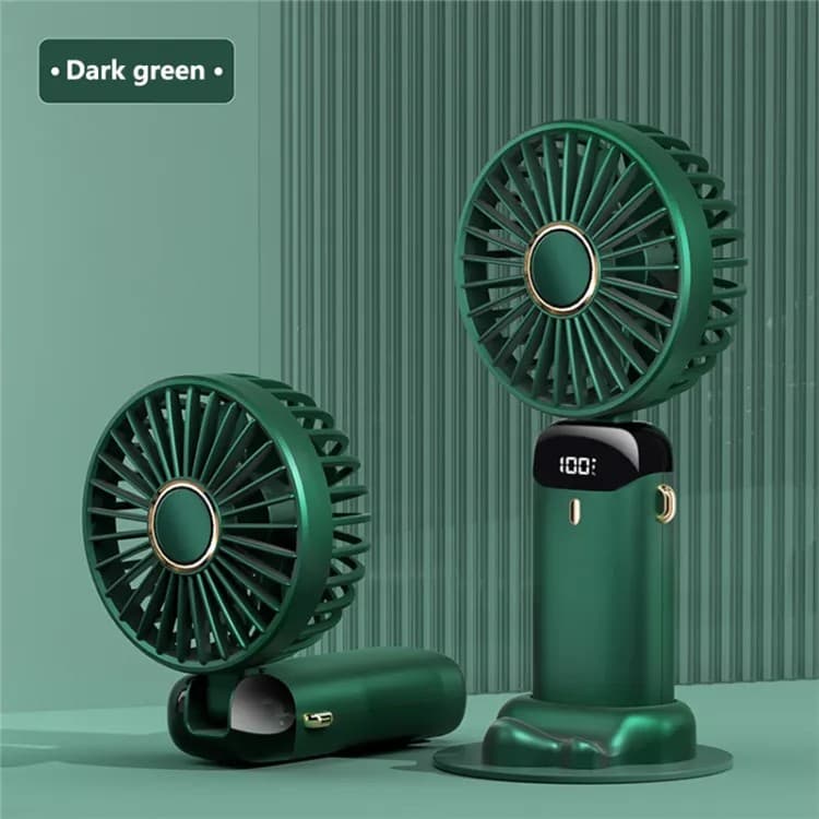 X5 Handheld Mini Portable USB Rechargeable Fan With LED Display view 2