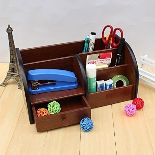 XL 5018 Wooden Pen Holder With Drawer - view 1
