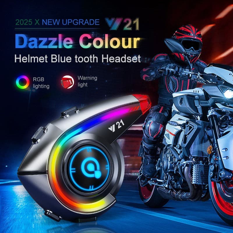 Y21 Bluetooth Motorcycle Helmet Headset view 2