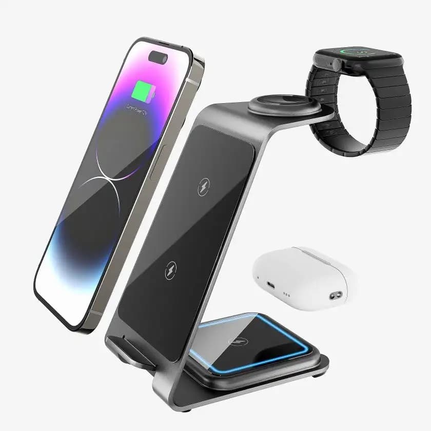 Y93 Portable 15W 3 In 1 Wireless Charging Stand view 1