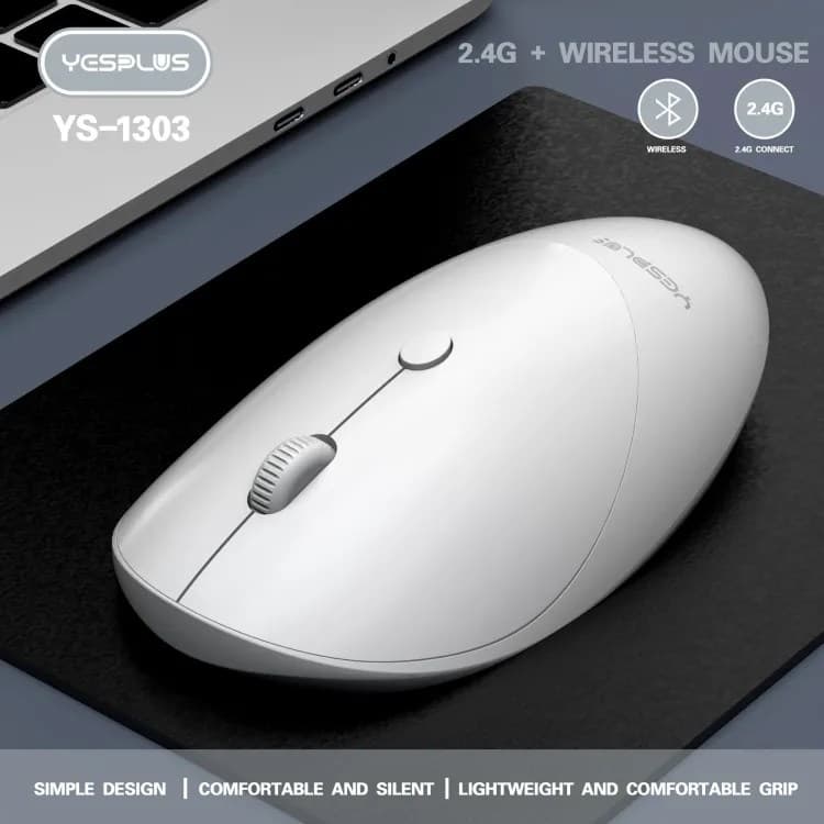 YESPLUS YS 1303 Bluetooth And 2.4G Dual Mode Wireless Business Mouse view 1