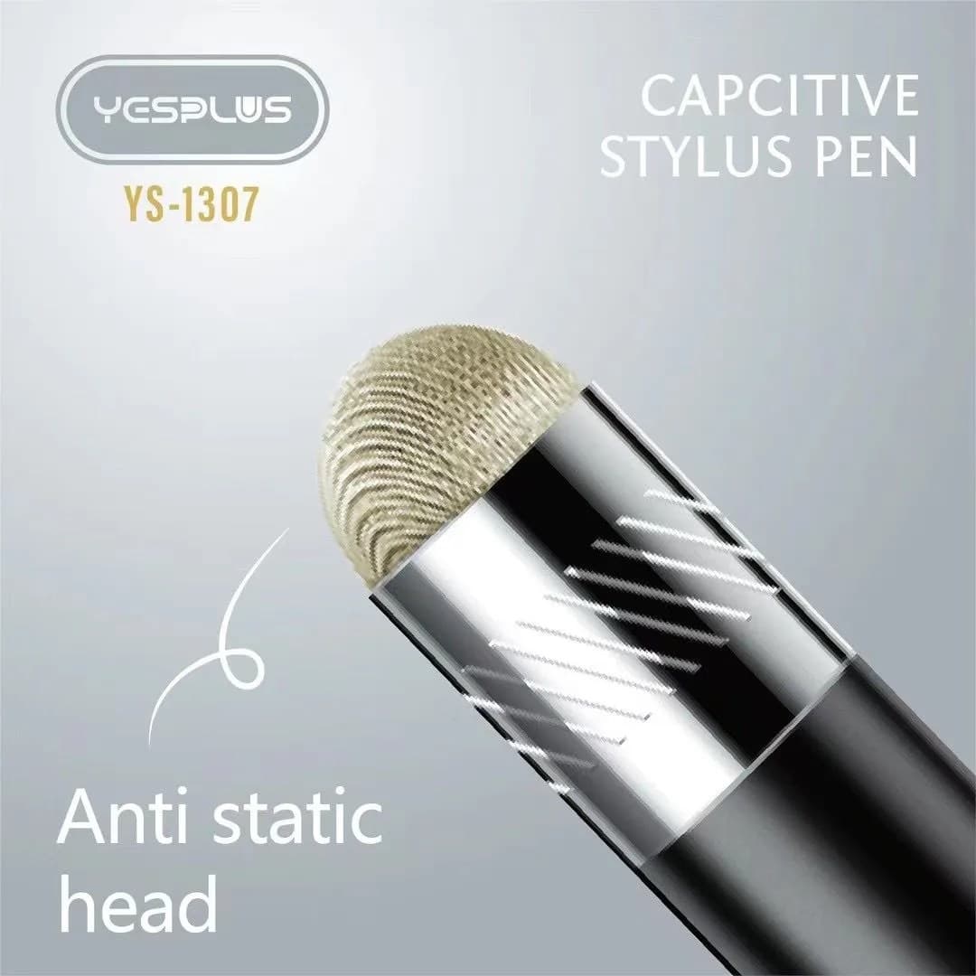 YESPLUS YS1307 Capcitive Stylus Pen Drawing Pen Cloth Head Compatible For Android iOS Tablet view 2