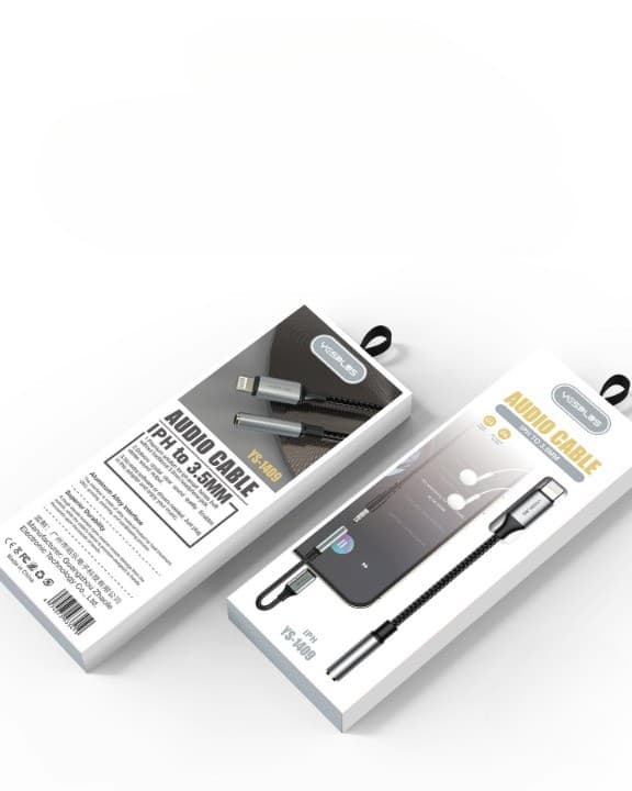 Yesplus YS1409 iPhone To 3.5mm Audio Converter Cable view 3
