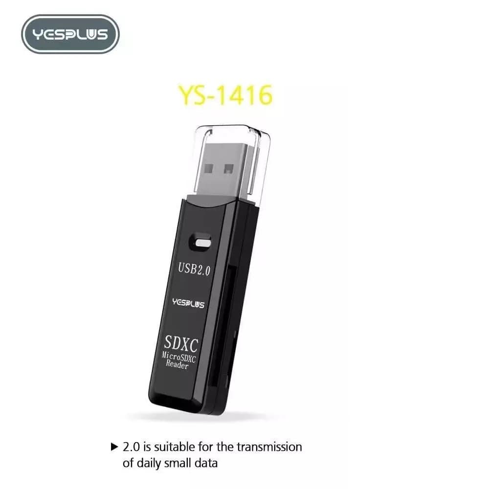 Yesplus YS1416 2 In 1 SD/TF Card Reader view 4