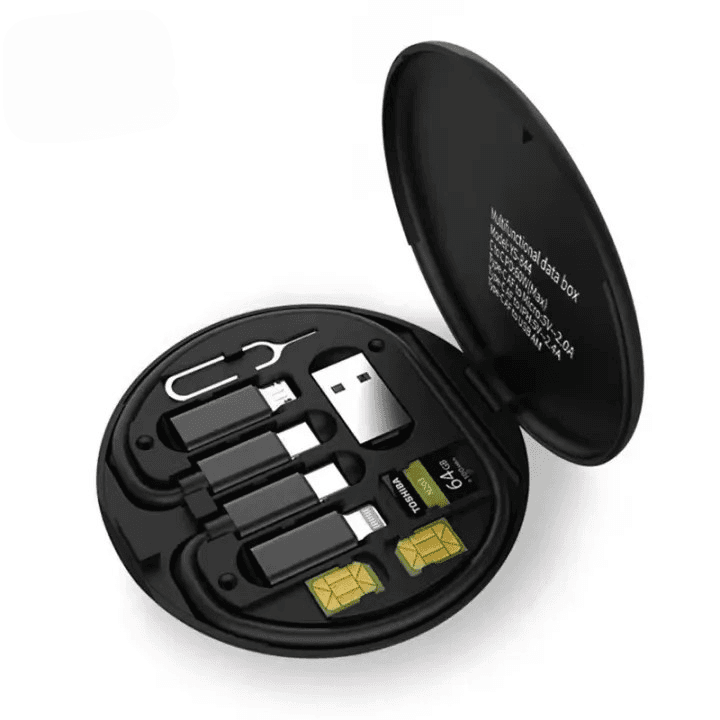 YESPLUS YS844 66W Super Fast Charging USB Cable All In-One Multifunction Storage Box Travel Kit view 1