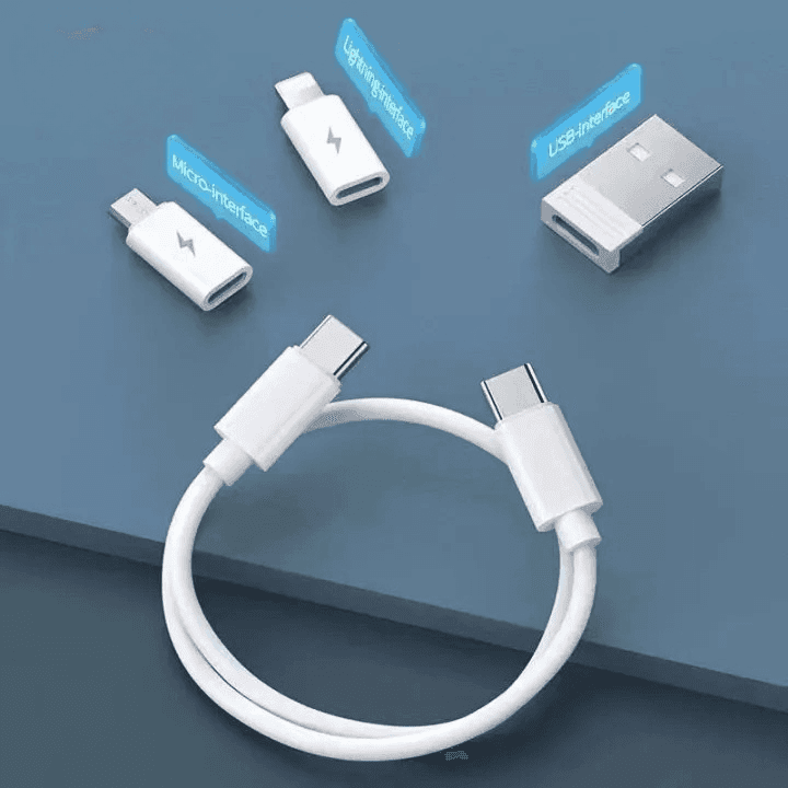 YESPLUS YS844 66W Super Fast Charging USB Cable All In-One Multifunction Storage Box Travel Kit view 3
