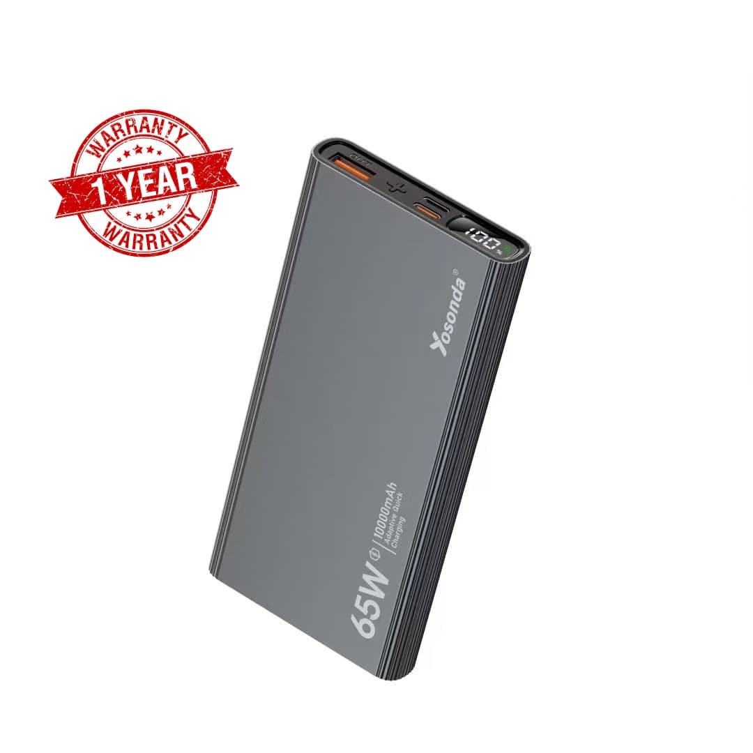 Yosonda YP23 65 Watt 10000mAh Super Fast Charging Powerbank view 1