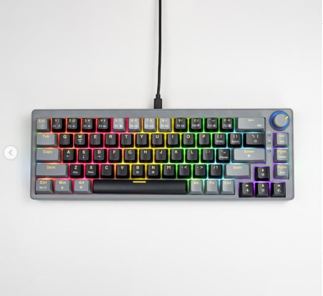 Zifriend AG68 Red Switch 68 Keys Gasket Mechanical Keyboard view 2