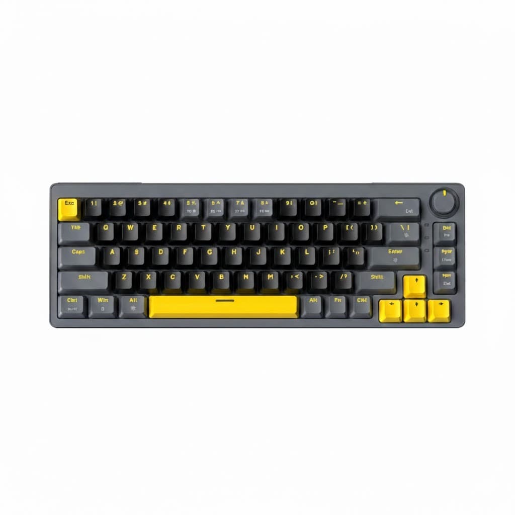 Zifriend AG68 Red Switch 68 Keys Gasket Mechanical Keyboard view 1