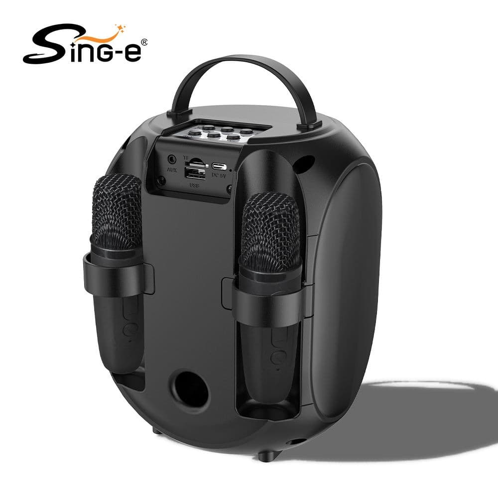 ZQS‑W4106 Portable Karaoke Speaker BT/FM/USB/TF/AUX/MIC/TWS Dual Microphone view 2