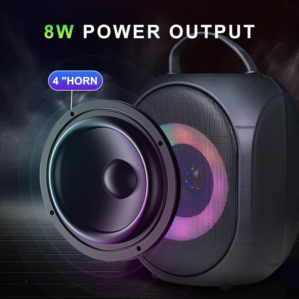 ZQS‑W4106 Portable Karaoke Speaker BT/FM/USB/TF/AUX/MIC/TWS Dual Microphone view 3
