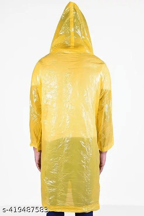 Unisex Poncho Raincoat with Hoods | Protect Plus Rain Guard | Poncho Free Size | Raincoat For unisex — image 3