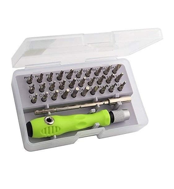 32 In 1 Mini Screwdriver Bits Set With Magnetic Flexible Extension Rod — image 1