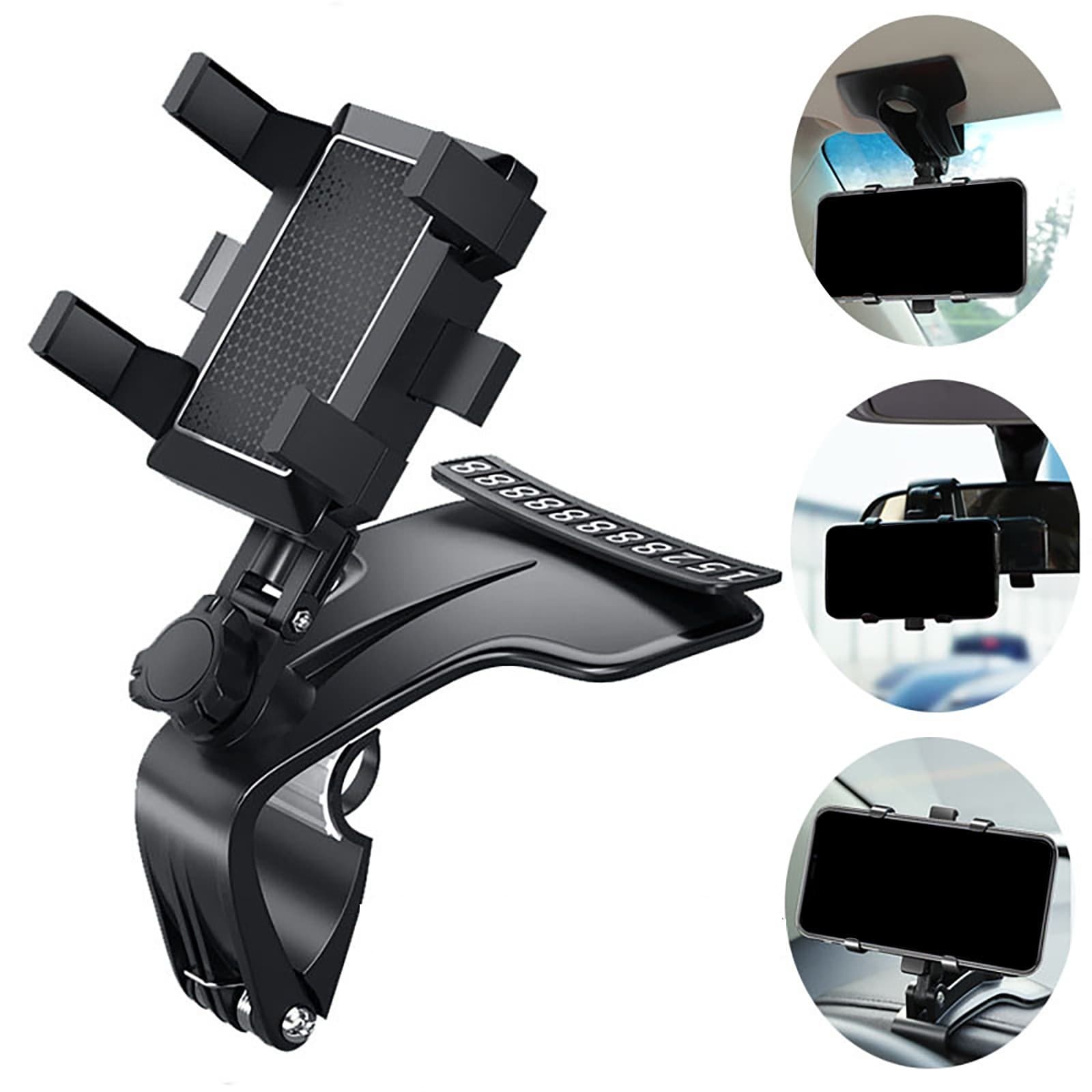 360 Multifunctional Rotation Phone Holder For Car With Phone Number Signage — image 2