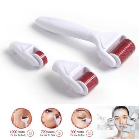 4 In 1 Derma Roller Set 0.5Mm 1.0Mm 1.5Mm Titanium Micro Needles — image 2