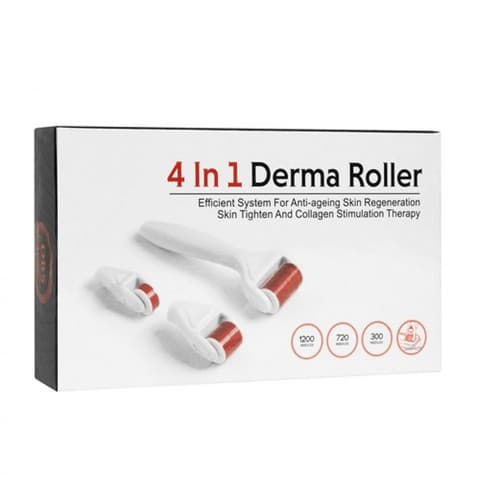 4 In 1 Derma Roller Set 0.5Mm 1.0Mm 1.5Mm Titanium Micro Needles — image 3