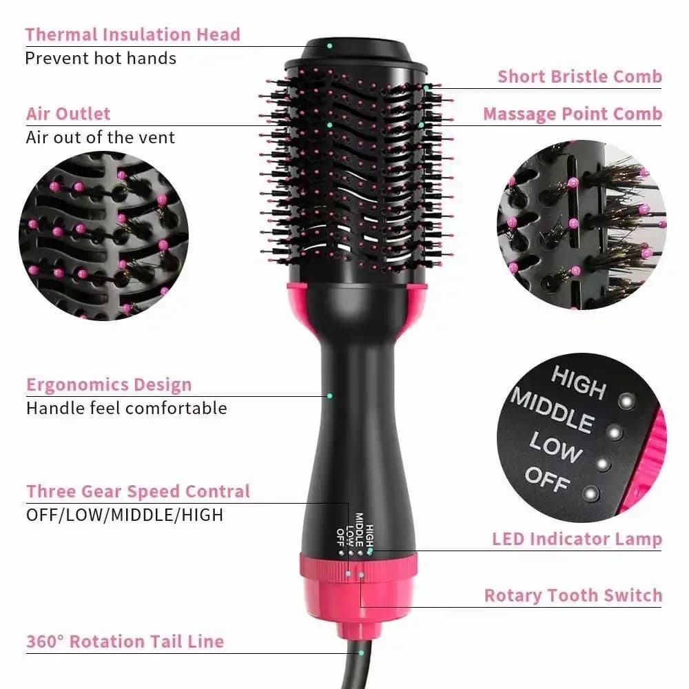 4 In 1 Hot Air Dryer Brush Styler And Volumizer Comb — image 2