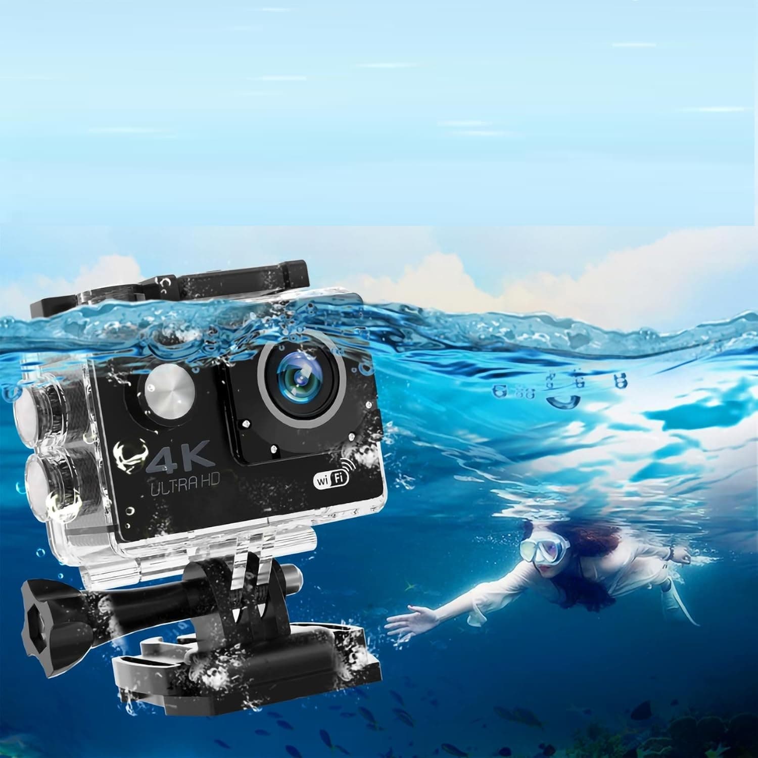 4K Waterproof Sports Action Camera — image 3