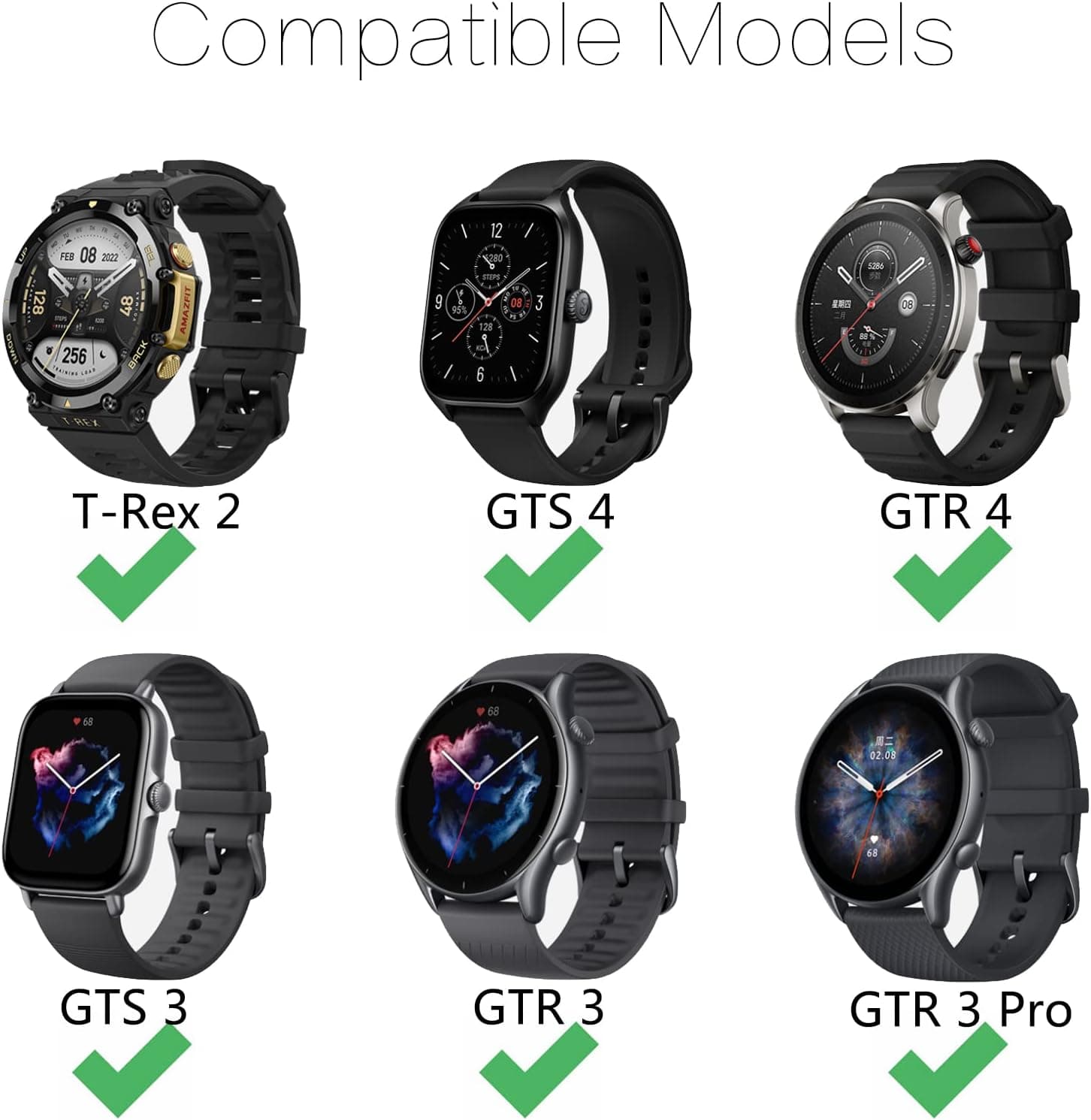 Amazfit Watch Charger Compatible For Amazfit T-Rex 2 GTS 4 GTR 4 — image 3