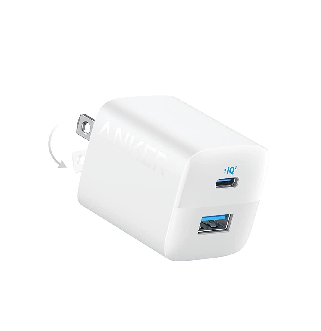 Anker 323 USB-C Charger 33W Dual-Port Fast Charger With Foldable Plug — image 1