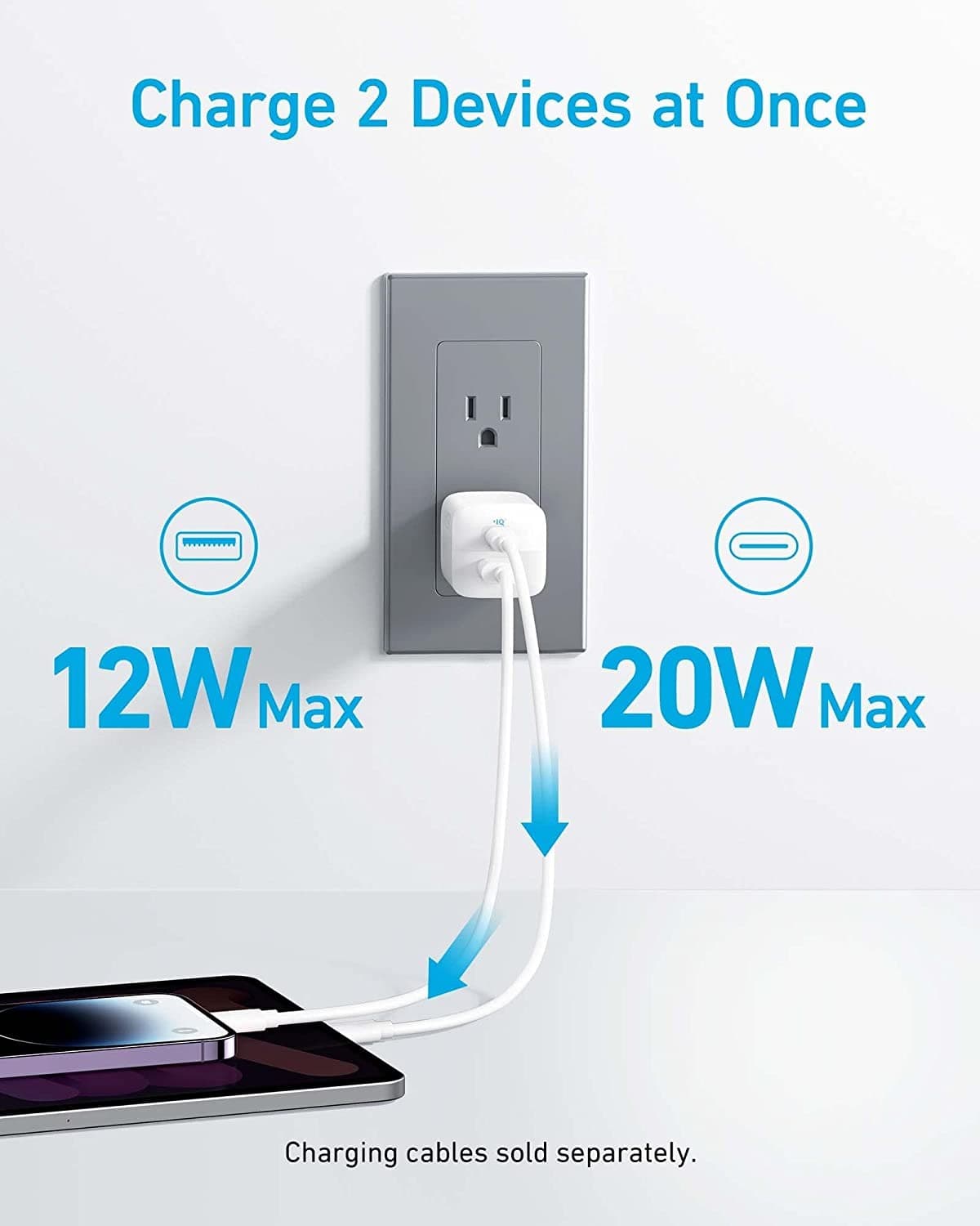 Anker 323 USB-C Charger 33W Dual-Port Fast Charger With Foldable Plug — image 4