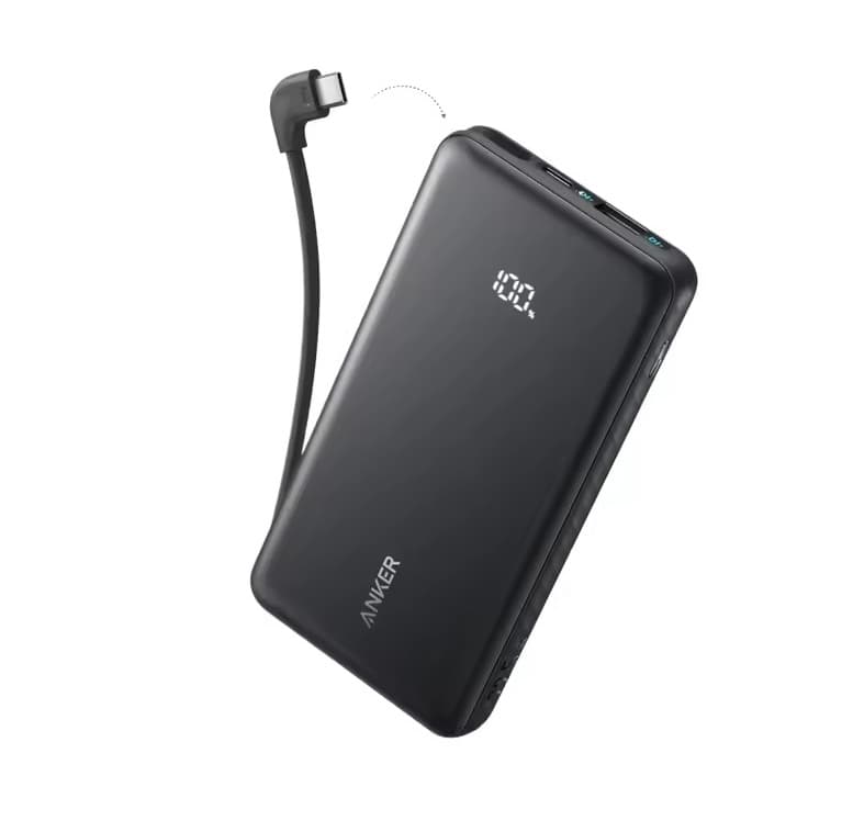 Anker A110D 10000mAh Powerbank With Built-in Type-C Cable | 22.5W PD Fast Charging — image 1
