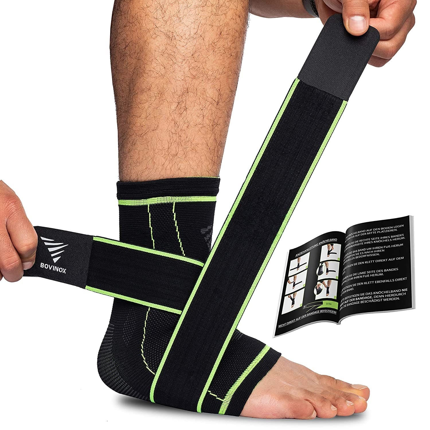Ankle Support Sports Bandage For Stabilising Ankle Foot Wraps 1 Piece — image 2