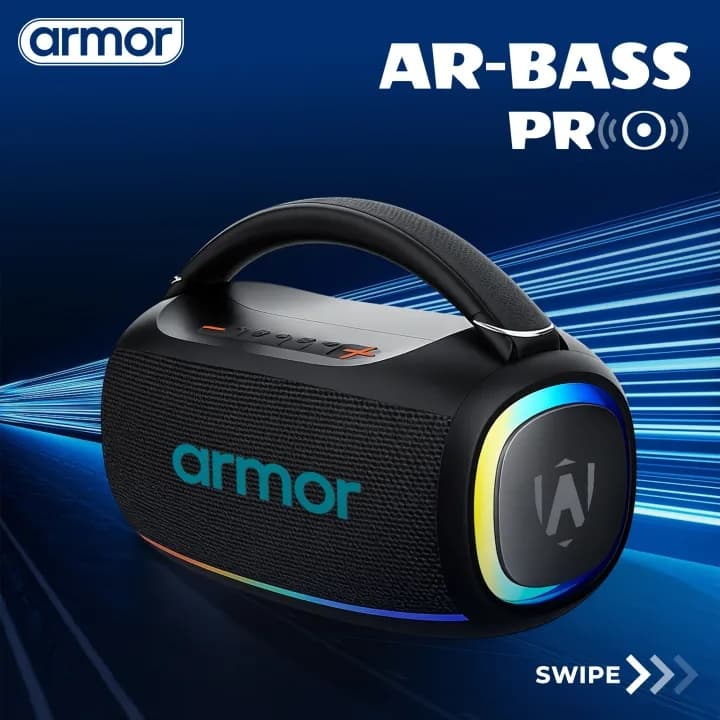 Armor AR Bass Pro 40W Portable Bluetooth Speaker With Heavy Bass 7200mAh Battery IPX5 Water Resistance — image 3