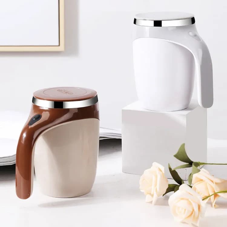 Automatic Stirring Magnetic Mug Thermos Cup — image 1