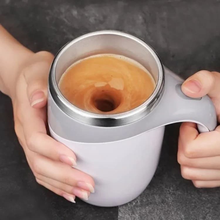 Automatic Stirring Magnetic Mug Thermos Cup — image 2