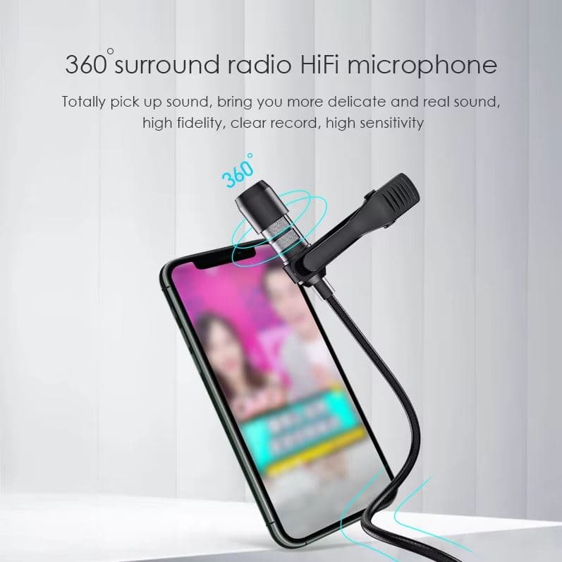 Awei MK1 Clipper Microphone 3.5mm Jack Noise Reduction — image 3