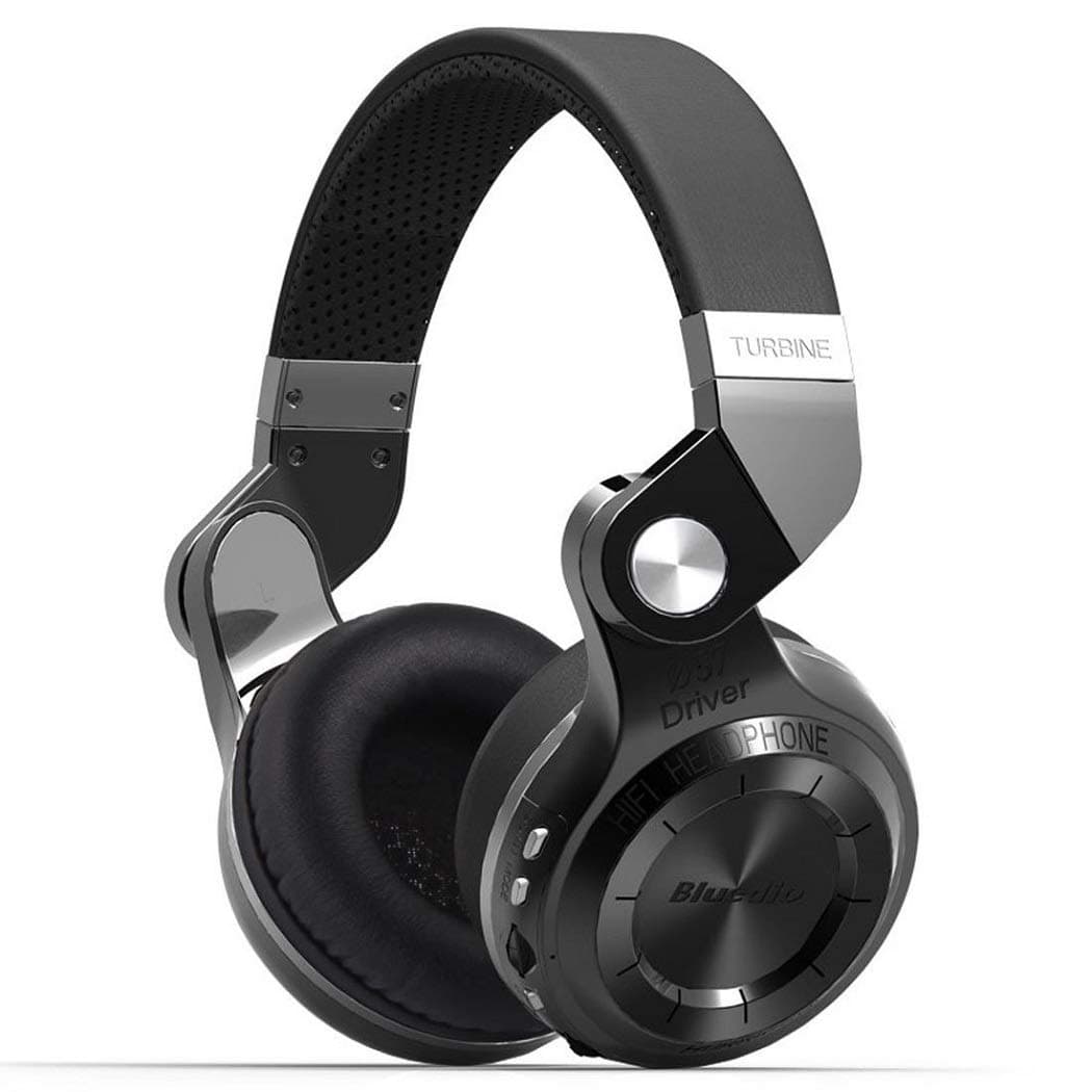 Bluedio T2 Plus Turbine Wireless Bluetooth Headphones with Mic/Micro SD Card Slot/FM Radio — image 1