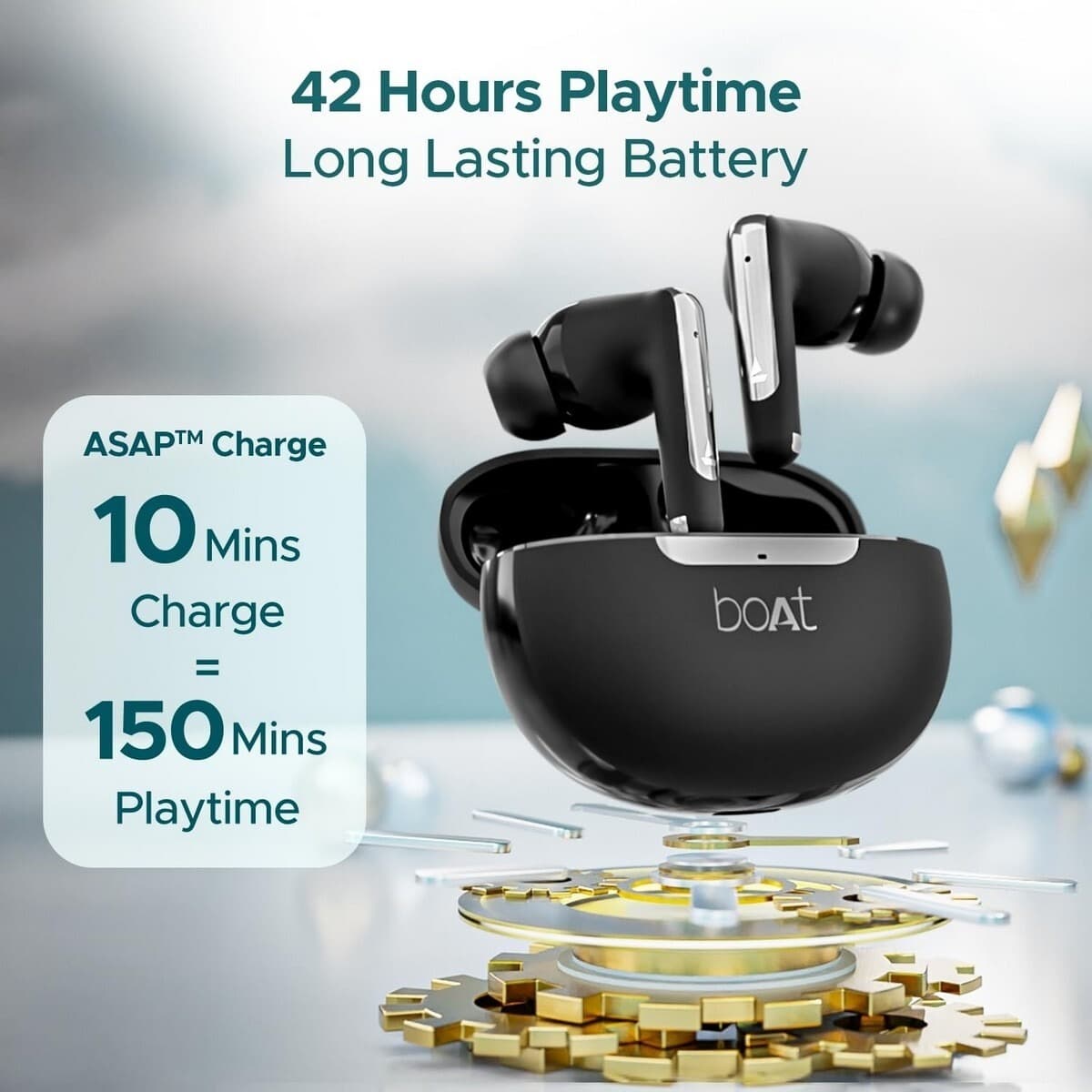 boAt Airdopes 141 ANC Bluetooth Earbuds — image 2