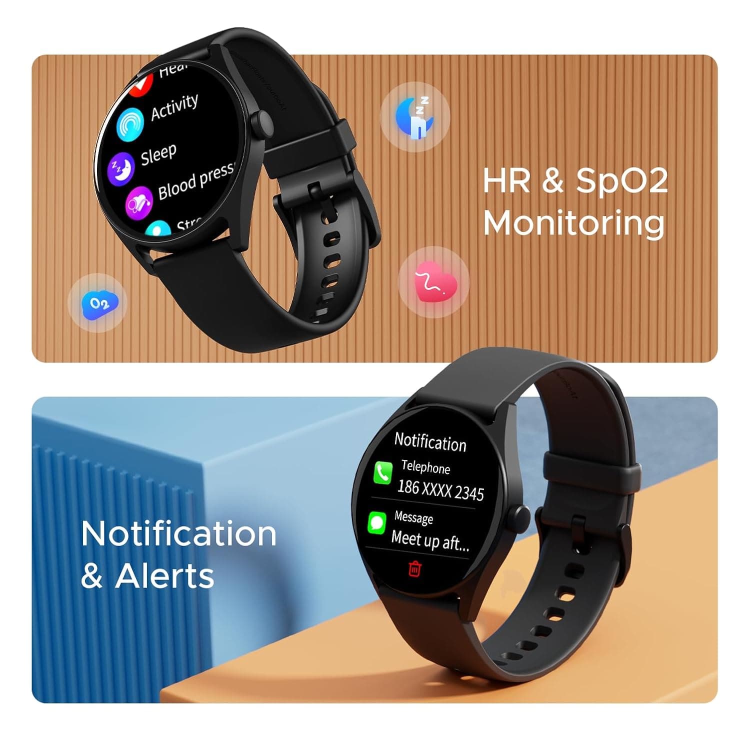 boAt Lunar Link Smartwatch 1.4″ HD BT Calling Multi-Sports HR & SpO₂ IP67 — image 3
