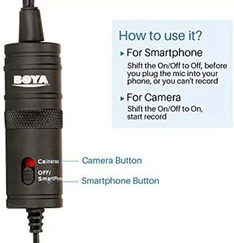 BOYA BY M1DM Dual Lavalier Universal Microphone With Single 1/8 Stereo Connector ‘Copy' — image 2