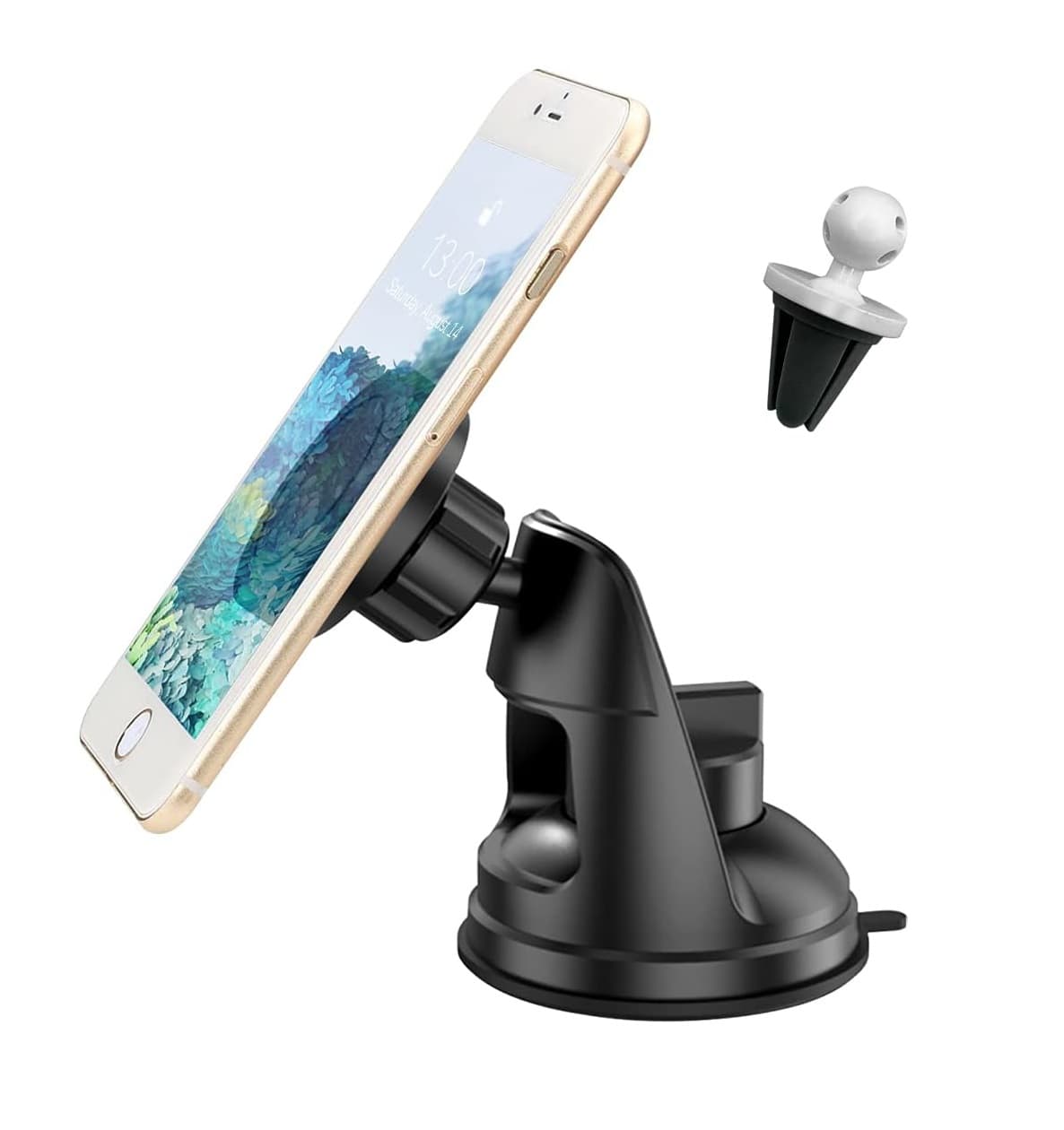 Car Magnetic Phone Holder 360°Rotatable Cell Phone Holder For Car Air Vent And Dashboard — image 1