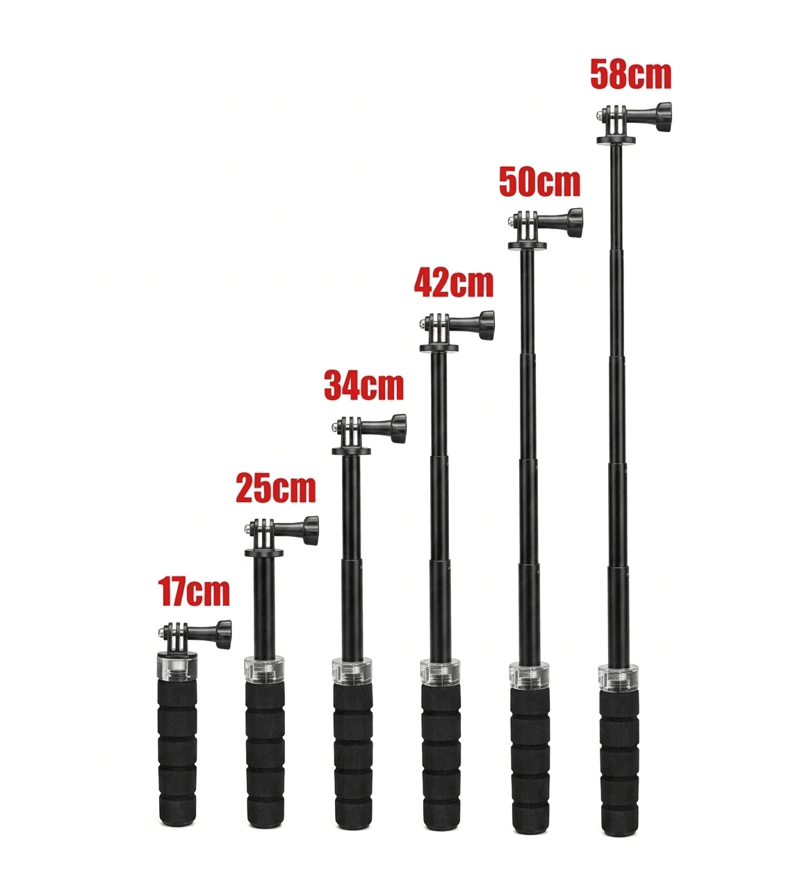 COTECi Magnetic Selfie Stick With Quick Release Base & Tripod for Insta360 X5 / Action Cameras — image 2