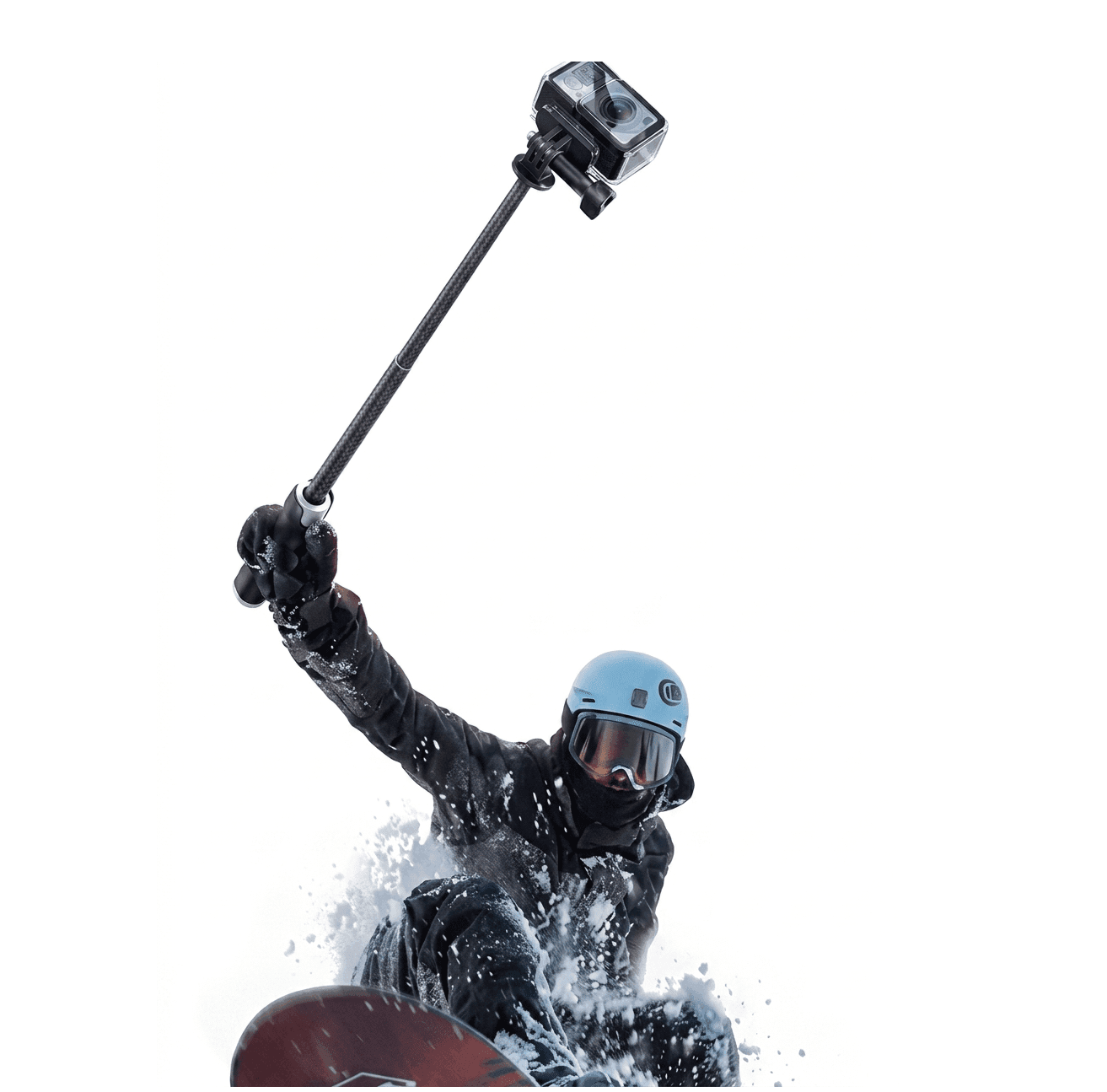 COTECi Magnetic Selfie Stick With Quick Release Base & Tripod for Insta360 X5 / Action Cameras — image 3