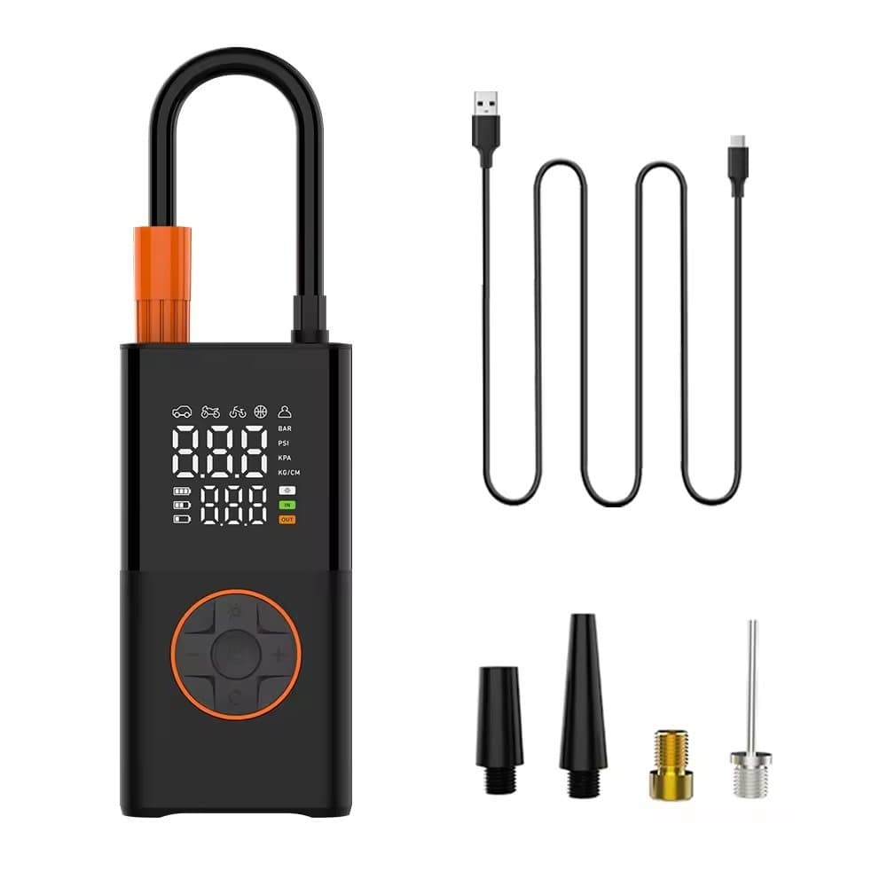 CZK5641 Smart Cordless Dual Digital Car Air Pump With Power Bank Feature And LED Light — image 1
