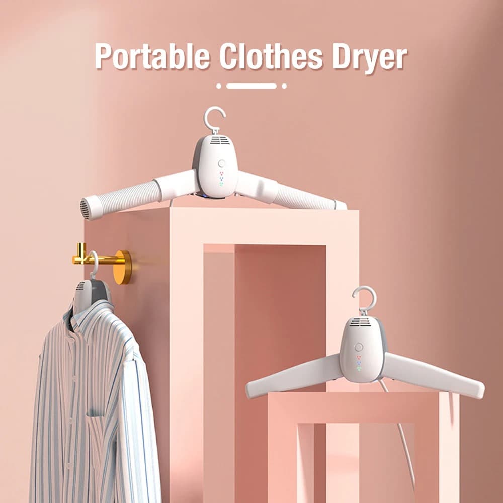 Detachable Portable Clothes Dryer Intelligent Warm Air Drying Rack With 2-Speed Temperature — image 2