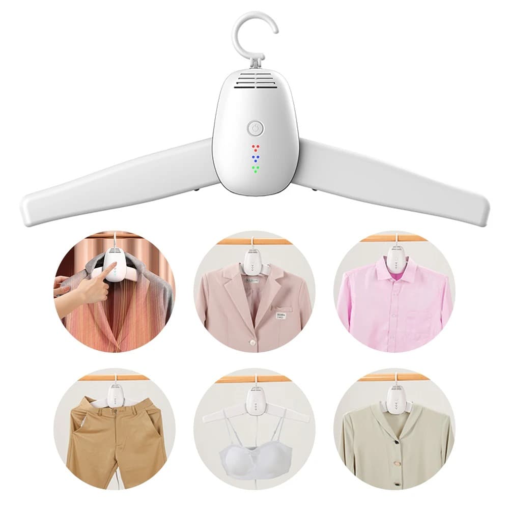 Detachable Portable Clothes Dryer Intelligent Warm Air Drying Rack With 2-Speed Temperature — image 1