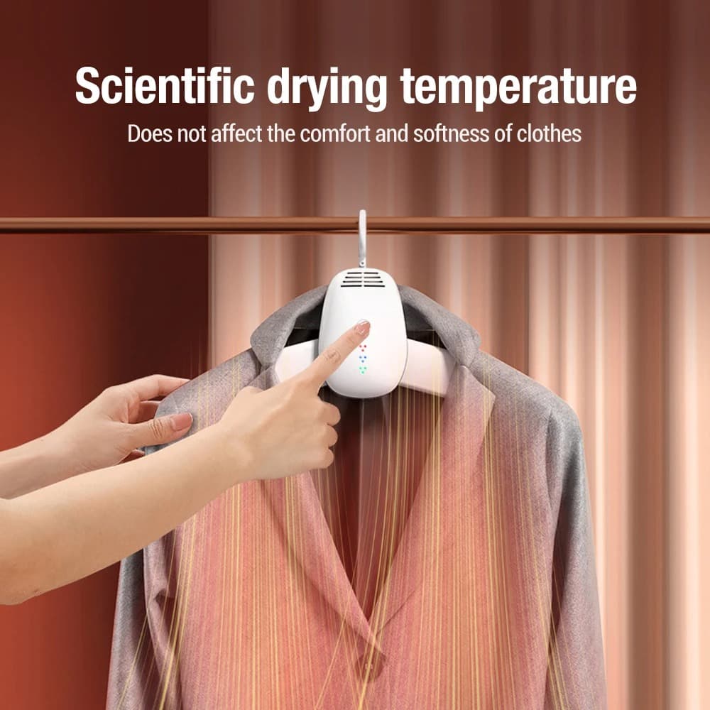 Detachable Portable Clothes Dryer Intelligent Warm Air Drying Rack With 2-Speed Temperature — image 3
