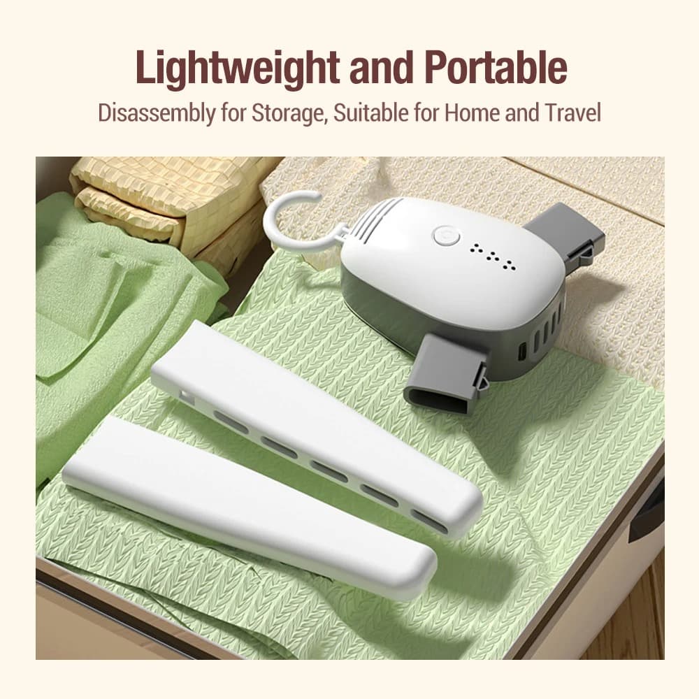 Detachable Portable Clothes Dryer Intelligent Warm Air Drying Rack With 2-Speed Temperature — image 6