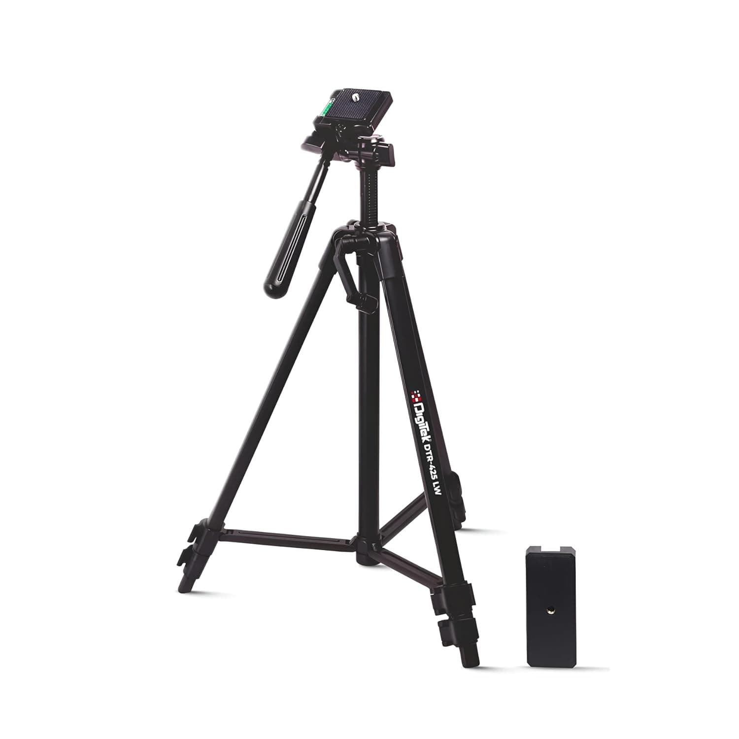 Digitek DTR 425 LW Portable 4.26ft Tripod With Smartphone Holder & Pan Head — image 1