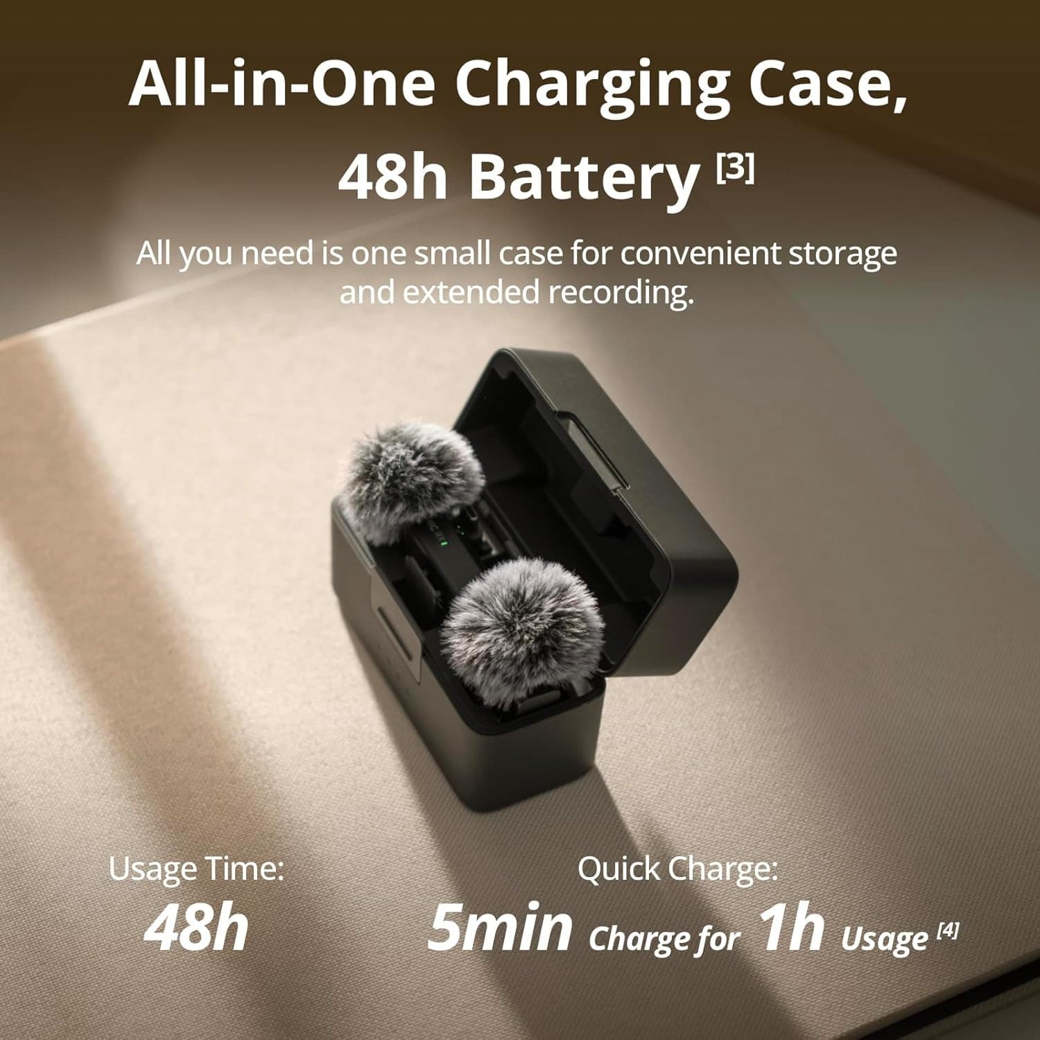 DJI Mic Mini Wireless Microphone System (2 Transmitters + 1 Receiver + Charging Case) — image 3