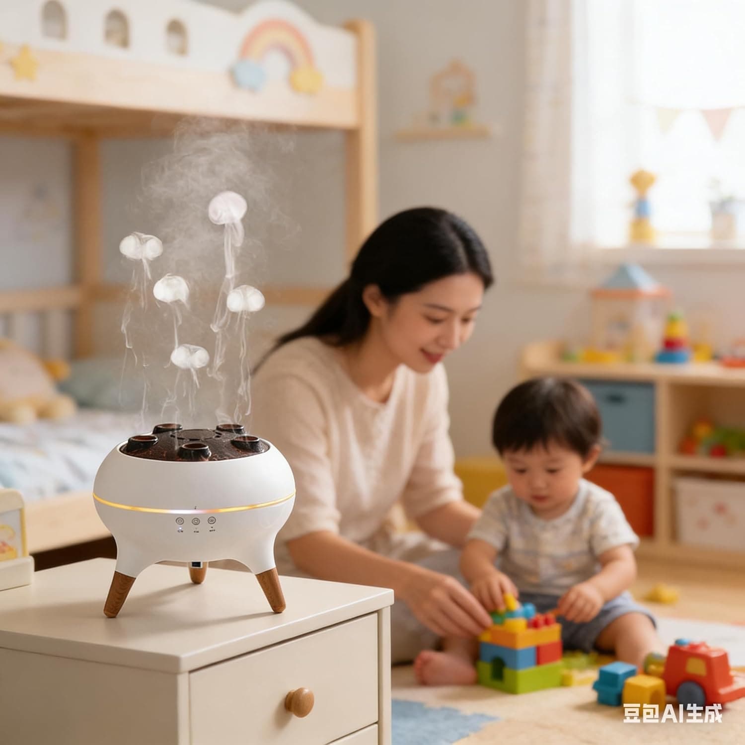 Dynamic Jellyfish Air Humidifier & Essential Oil Diffuser 250ml Ultrasonic Aroma Diffuser With 7-Color LED Lights — image 4