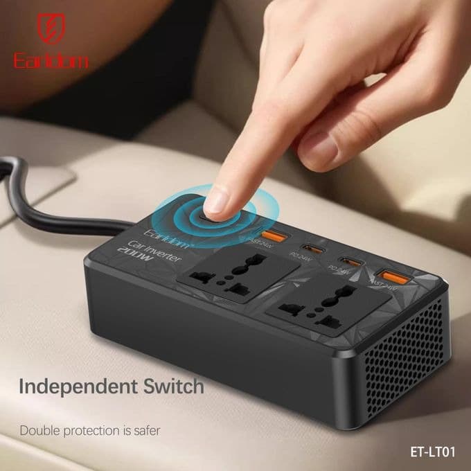 Earldom ET-LT01 Car Charger Power Inverter 200W — image 2
