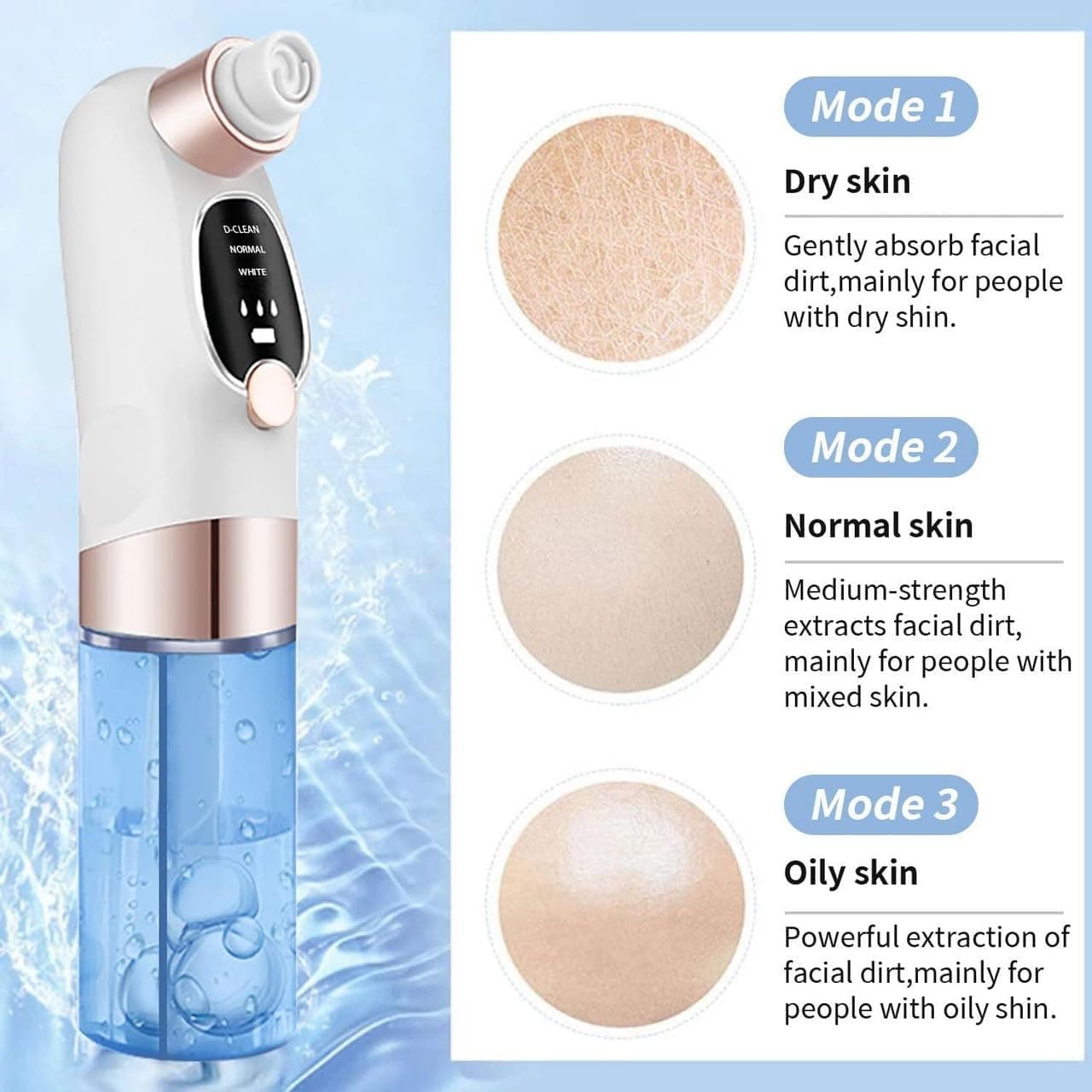 Electric Micro Bubble Blackhead Remover & Pore Vacuum Cleaner — image 3
